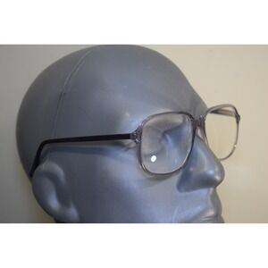 Vintage 80's OVERSIZED Zyloware T M1005 100 Eyeglasses 56 15 145 Gray